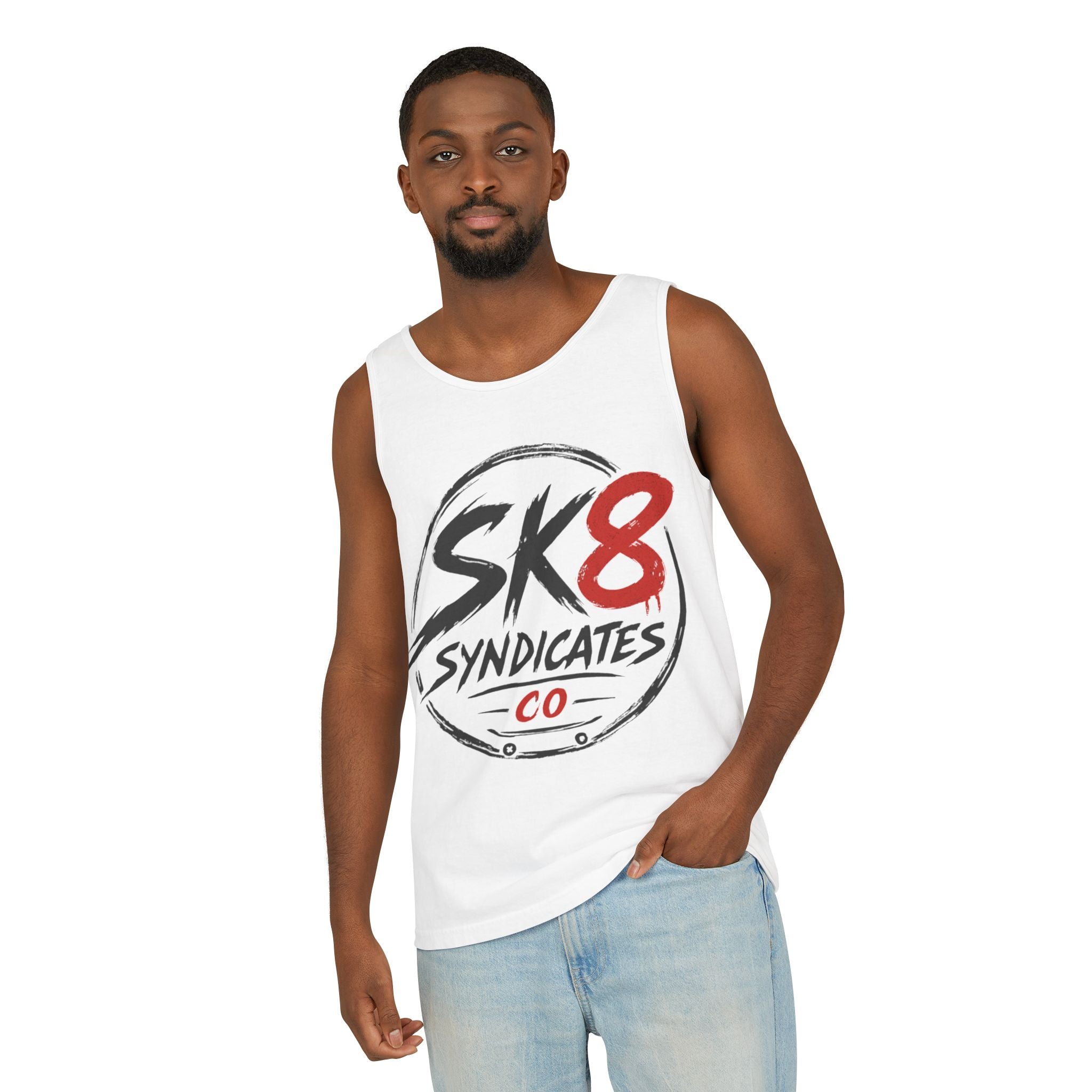 LIGHT Unisex SK8 Syndicates Co Tank Top